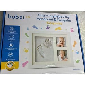 Bubzi Co Charmimg Baby Clay Handprint/Footprint Keepsake